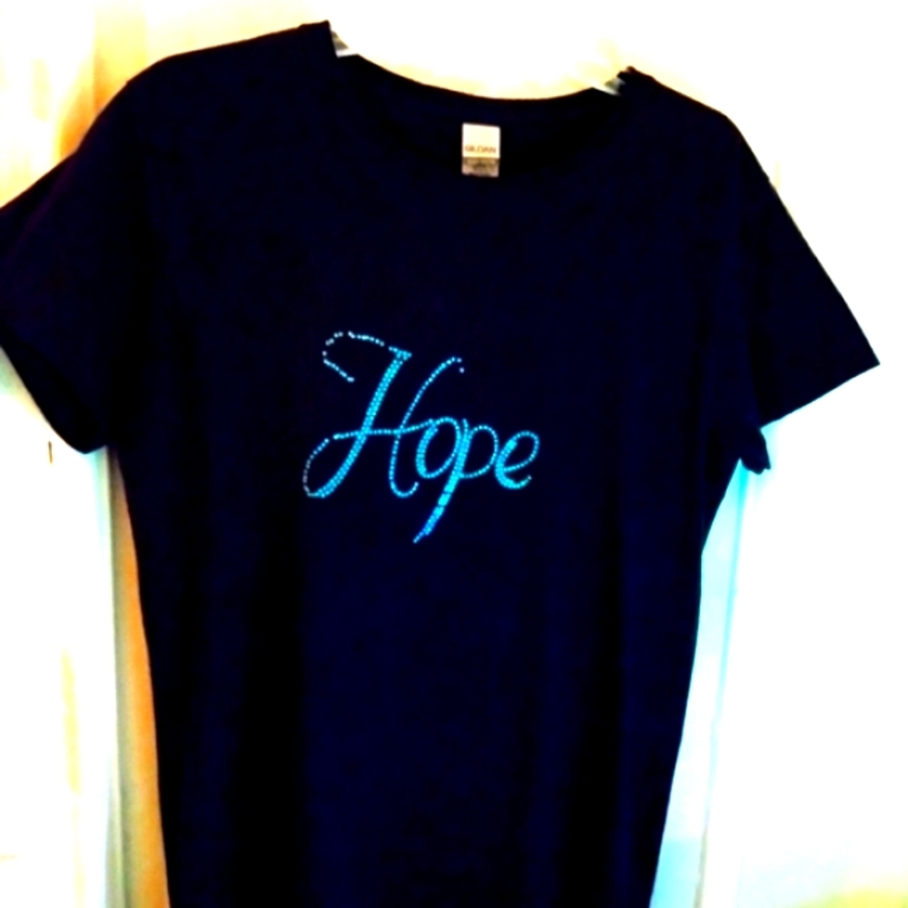 Black Hope Tee Shirt Large